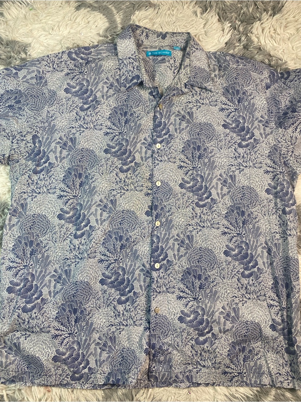 Tori Richard “Good Reef” Mens 2XLHawaiian Aloha Short Sleeve Button Up